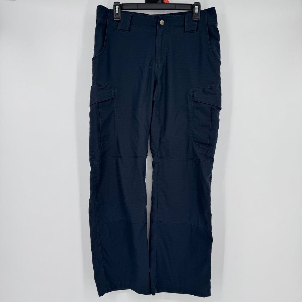Tru-Spec Women's Cargo Pants Size 6/30 Navy Blue Ripstop Tactical‎ Utility